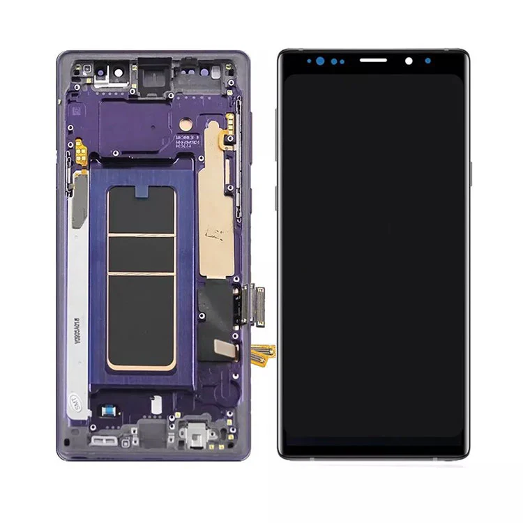 برای سامسونگ Galaxy Note 9 LCD صفحه نمایش صفحه نمایش Digitizer Digitizer با قاب