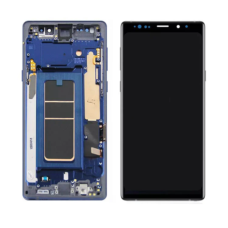برای سامسونگ Galaxy Note 9 LCD صفحه نمایش صفحه نمایش Digitizer Digitizer با قاب