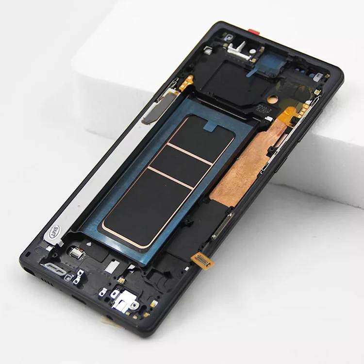 برای سامسونگ Galaxy Note 9 LCD صفحه نمایش صفحه نمایش Digitizer Digitizer با قاب