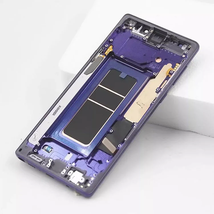 برای سامسونگ Galaxy Note 9 LCD صفحه نمایش صفحه نمایش Digitizer Digitizer با قاب