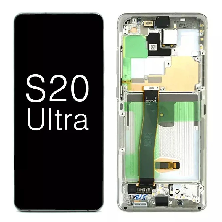 برای سامسونگ Galaxy S20 Ultra G988 5G Display LCD جایگزین صفحه لمسی LCD