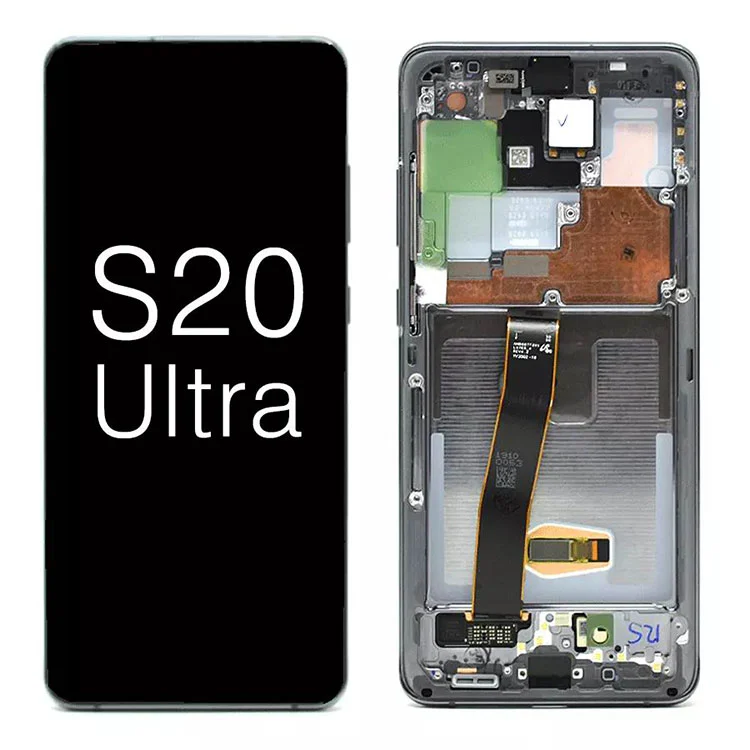برای سامسونگ Galaxy S20 Ultra G988 5G Display LCD جایگزین صفحه لمسی LCD