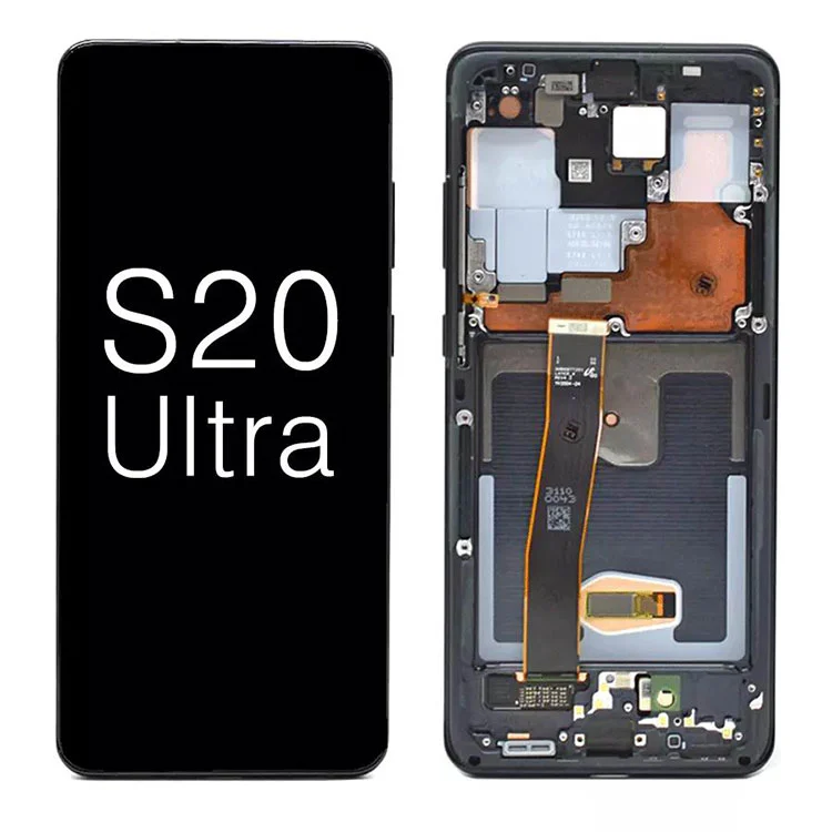 برای سامسونگ Galaxy S20 Ultra G988 5G Display LCD جایگزین صفحه لمسی LCD