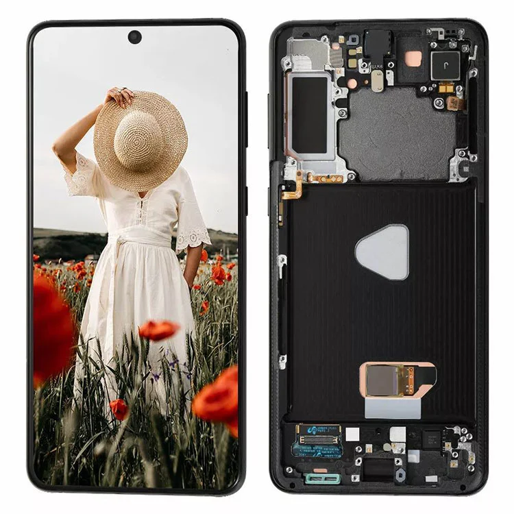 برای سامسونگ Galaxy S21 Plus LCD Display Display Wankly مونتاژ مونتاژ صفحه نمایش لمسی