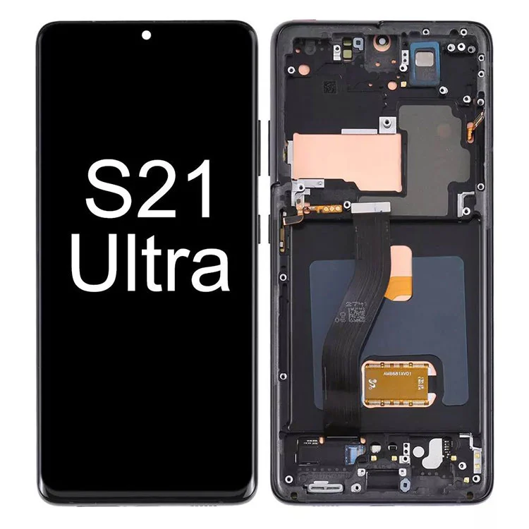 برای سامسونگ Galaxy S21 Ultra LCD صفحه نمایش لمسی جایگزین مونتاژ صفحه نمایش لمسی