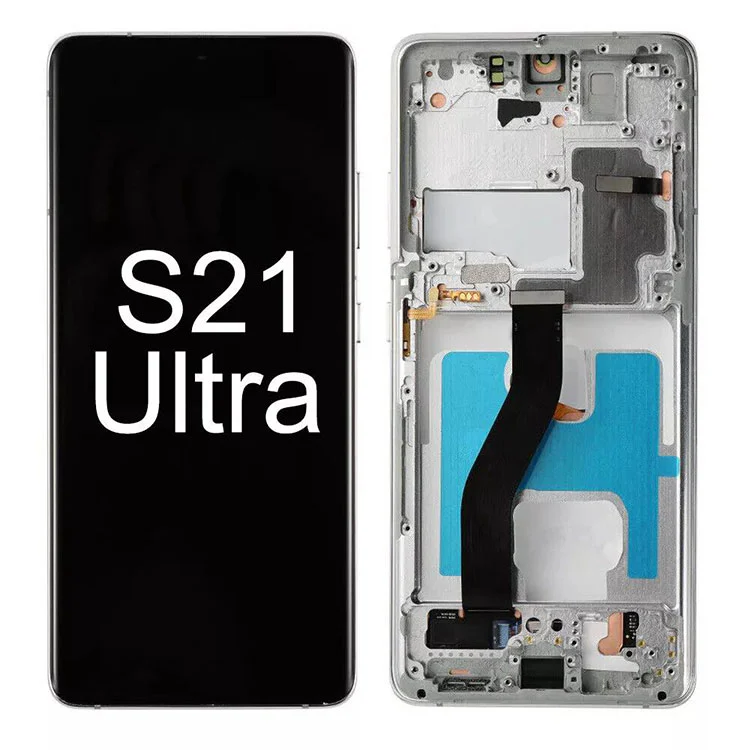 برای سامسونگ Galaxy S21 Ultra LCD صفحه نمایش لمسی جایگزین مونتاژ صفحه نمایش لمسی